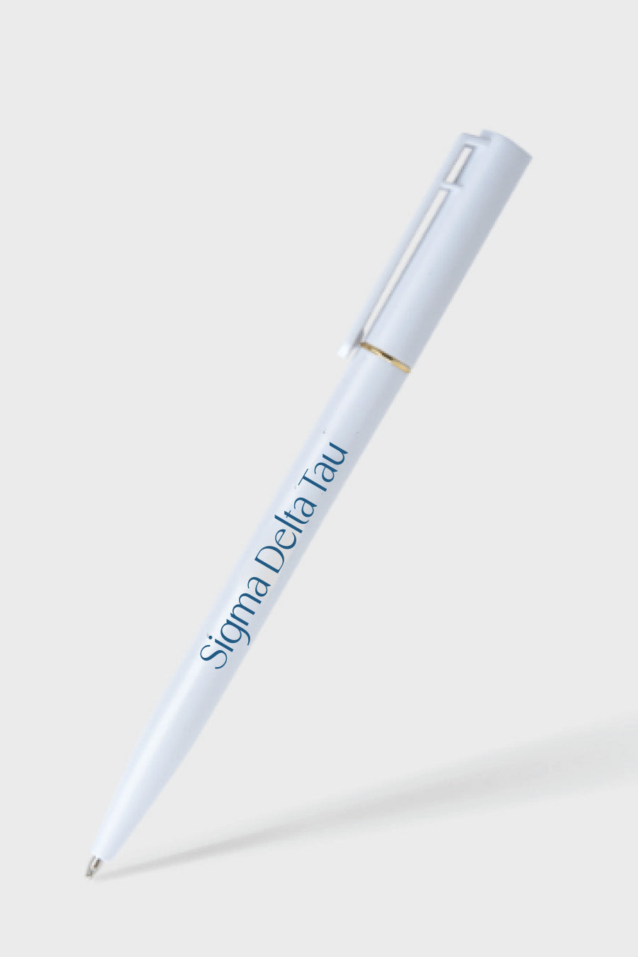 White Sigma Delta Tau Pen